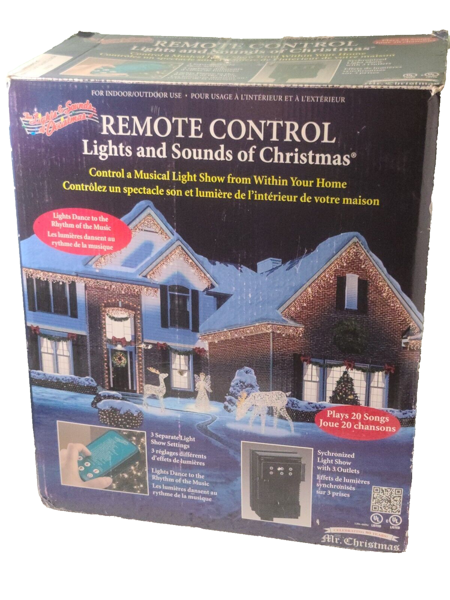 Mr Christmas Light Show Controller 5.5" Led Lit Mr. Christmas Mr.