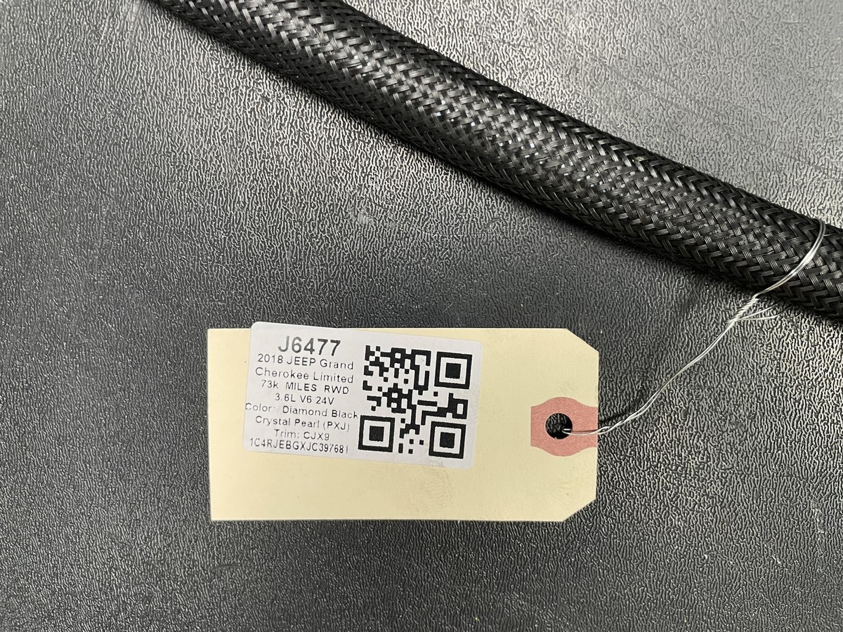 Power Brake Booster Vacuum Hose 2018 Jeep Grand Cherokee 4581952AC