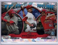 2019 Bowman Talent Pipeline Cardinals Atomic Refractor #47/150 Montero/Knizner