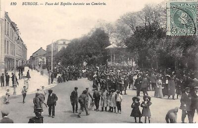Spanien - Nr. 65858 - Burgos - Paseo Del Espolon Während Eines Konzerts