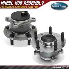 2Pcs Rear Left & Right Wheel Hub & Bearing Assembly for Mazda CX-3 2016-2021 FWD