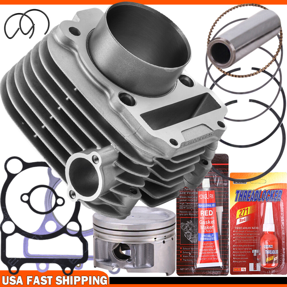 For Yamaha Bear Tracker 250 YFM200DX Cylinder Piston Gasket Top End Rebuild Kit