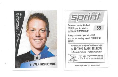 Vignette N°055 -  Sprint 2013 - Edition Belge - Steven Kruuswuk - Photo 1/1