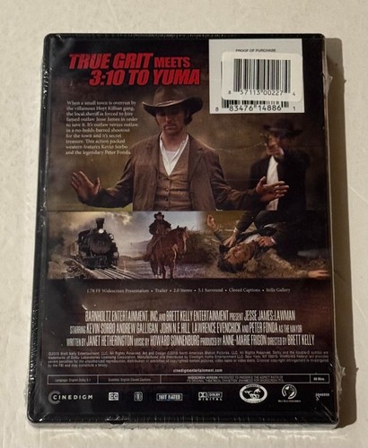 Jesse James: Lawman (DVD, 2015) new sealed FREE SHIPPING - Foto 2 di 3