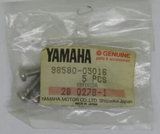 New Yamaha Genuine Parts Boat OEM Pan Head Screw Lot of 10 Part No. 98580-05016