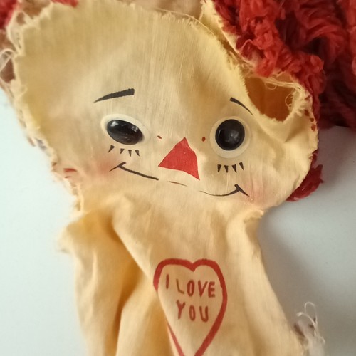 Vintage Lot of 3 Raggedy Ann Stuffed Dolls Damaged / Parts - Picture 10 of 11