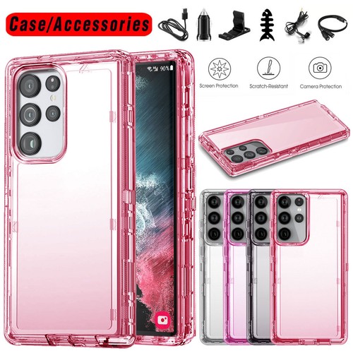 For Samsung Galaxy S21/S21 Plus/S21 Ultra 5G Hard Clear Case Cover / Accessories - 第 1/36 張圖片