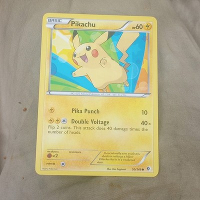Pokémon Pikachu TCG Boundaries Crossed Card 50/149 Regular Common