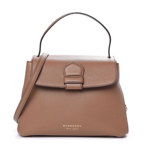 Burberry Derby Calfskin House Check Camberley Brown