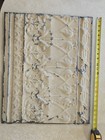 Antique 23" X 19" pressed tin ceiling tile with cream finish — photo 2