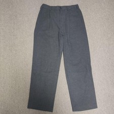 Uniqlo Gray Straight Fit Slacks Business Casual 70cm Inseam Used