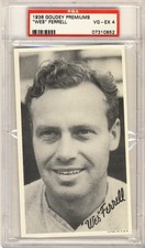 1936 Goudey Premiums Wide Pen R314 WES FERRELL PSA 4 RED SOX