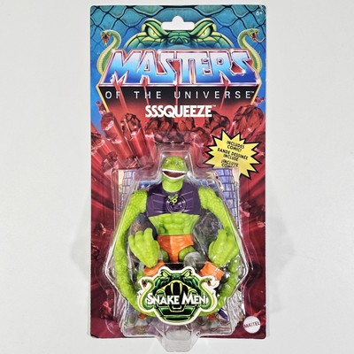Mattel MASTERS OF THE UNIVERSE 6'' Actionfigur SSSQUEEZE - SNAKE MEN Neu! MOTU