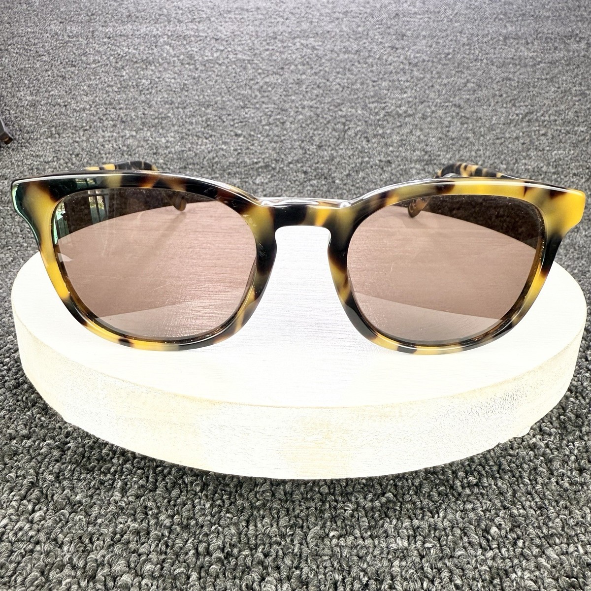 Madewell Ashcroft Brown Blonde Tortoise Frame Green Lens