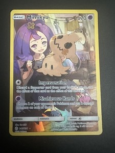 Pokémon Mimikyu TCG Cosmic Eclipse Holo Card 245/236 Secret Rare NM