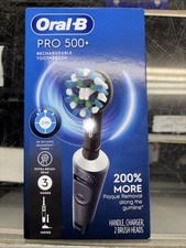 Oral-B Toothbrush Pro 500 PLUS MODEL Electric Power Rechargeable Black NEW
