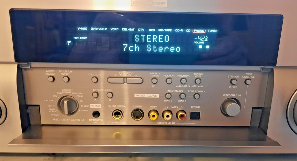 Yamaha 7.1 AV Receiver RX-V2600/7x190W mit Phonoein. HDMI, Fernbedienung - Bild 4 von 4