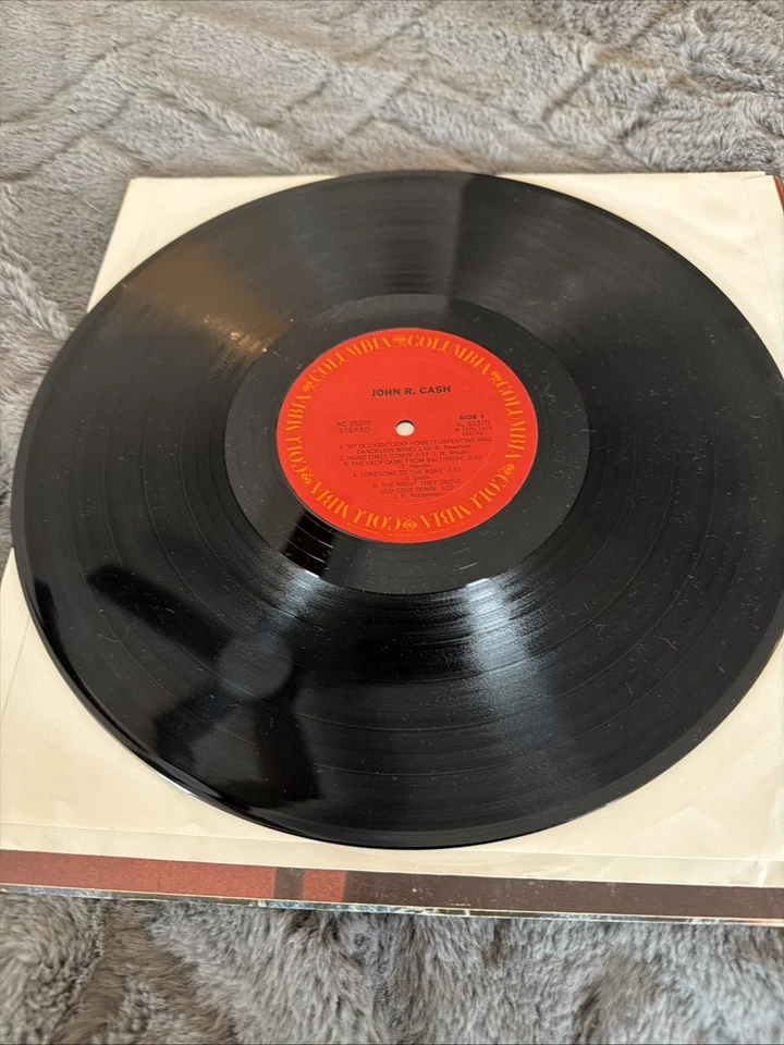 1975 John R. Cash Vinyl Record Album (KC 33370) Columbia Demo Copy - Image 4 of 4