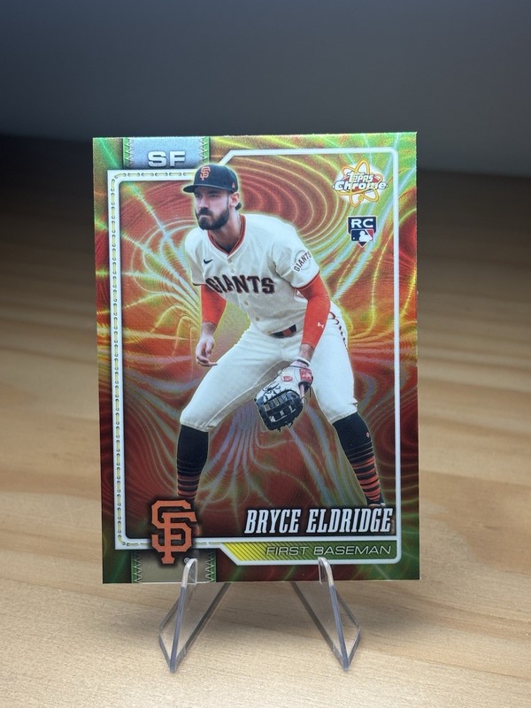 2026 Topps Chrome Bryce Eldridge Radiating Rookies Case Hit SSP Giants Rookie