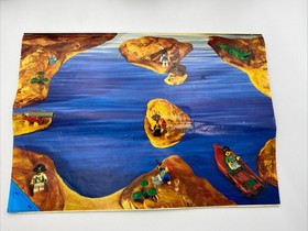 Lego Pirates 6281 Pirates Perilous Pitfall - w/ Minifigs & Manual! 99% Complete