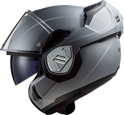 LS2 Advant Special Modular Helmet CLOSEOUT Matte Silver / 2XL LS2 Advant Special Modular Helmet CLOSEOUT Matte Silver / 2XL