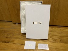 Dior Empty Gift Storage Shoe Box with Tissue Papers Care Card 12 x 8 x 4.5