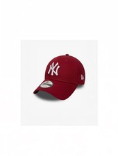 Image of New York Yankees New Era Hat 9FORTY Maroon Burgundy Adjustable MLB Cap