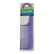 NOS Conair Detangle Wet Hair Shower Comb For All Hair Types 1 Pcs 13385Z Purple