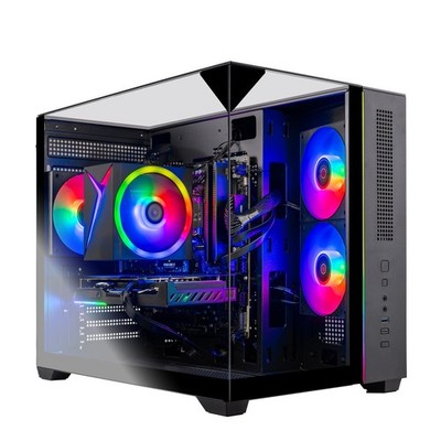 Skytech Gaming Crystal Gaming PC, Intel U5 245K, AMD RX 9060XT 8GB, 1TB, Win 11