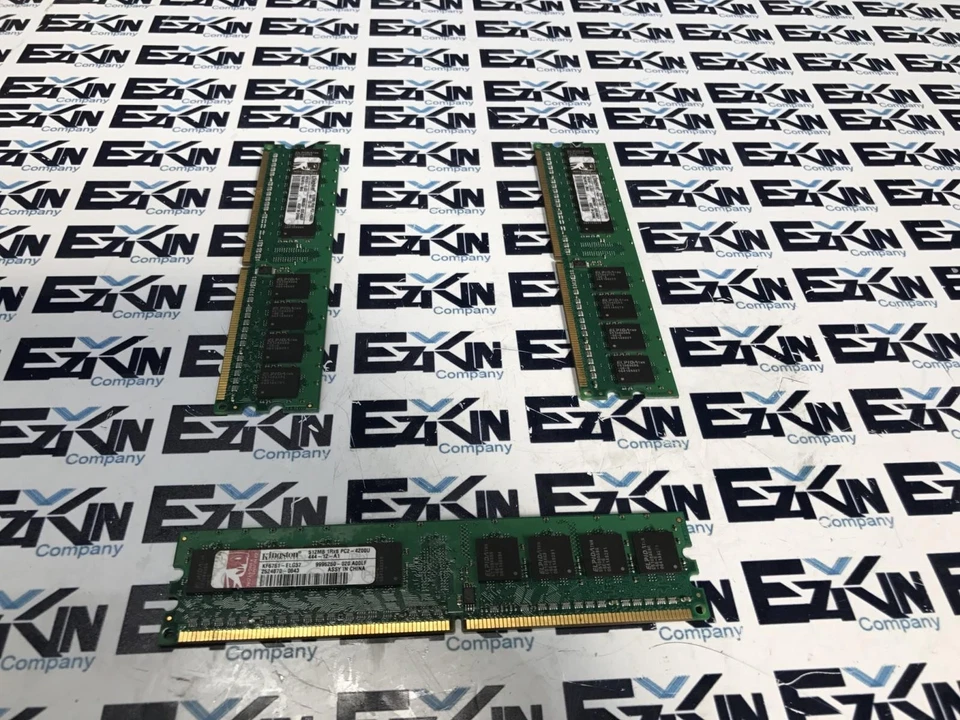 Kingston KF6761-ELG37 Desktop Ram Memory 512 MB PC2-4200U Lot of 3 - Image 3 of 3