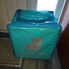 Deliveroo Insulated Food Delivery Bag, Goes With The Jacket And 3 Tops.