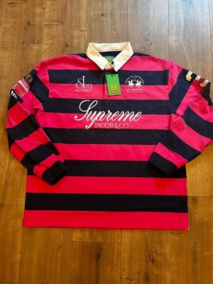 Supreme La Martina Jacob & Co Rugby Stripe Gr. Extra Large XL - Versandfertig