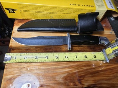 BUCK KNIFE - #119 SPECIAL COSMIC FIXED BLADE - LEATHER SHEATH | eBay