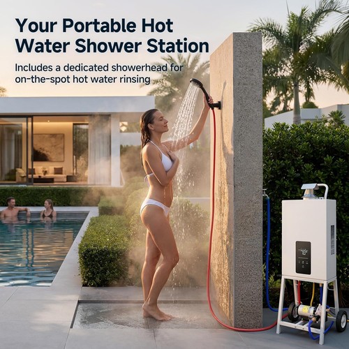 SLSY Propane Water Heater for Hot Tub Above Ground Pool 105000BTU Hot Tub Heater - 第 14/15 張圖片