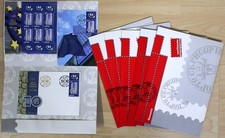 6 x Romania 2008 Folder Mi. 6298 Mini Sheet **, FDC, Maximum Card 10 Years ECB