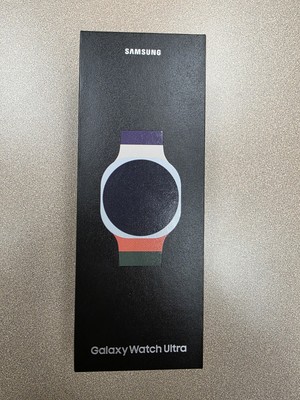 NEW Samsung Galaxy Watch Ultra 47mm LTE Titanium Silver Dark Gray Band
