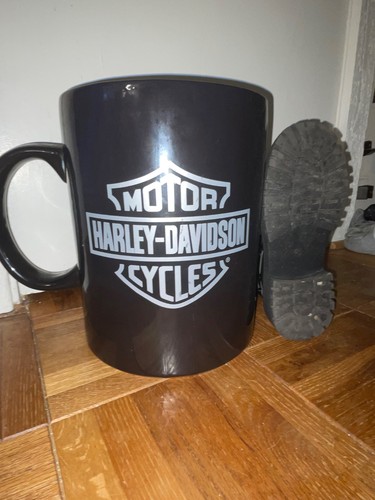 Giant HARLEY DAVIDSON 12" XL Logo Coffee Mug Display Novelty Advertising Encore