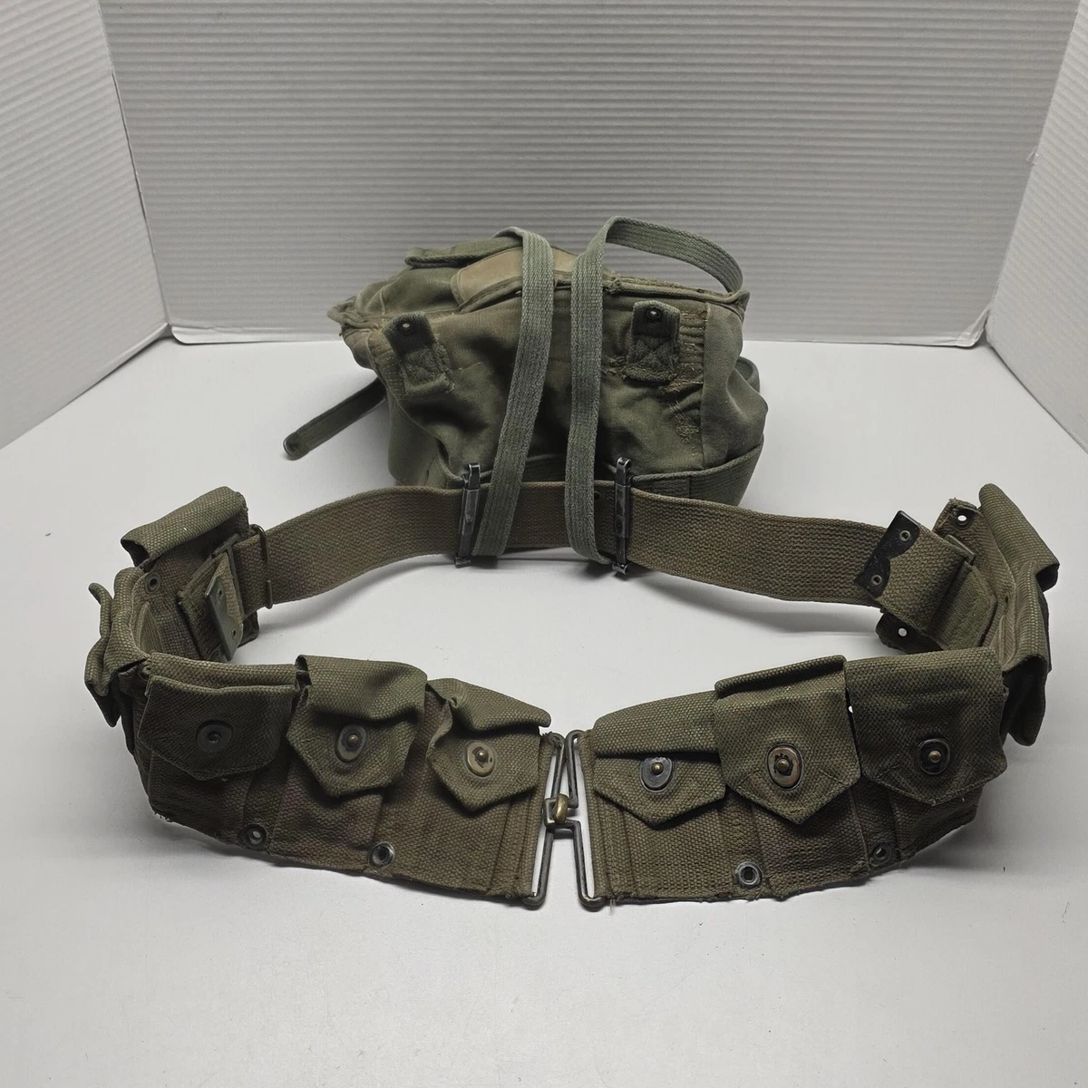 Garand Cartridge Belt In Original Ww Ii Us Field Gear & Equipment