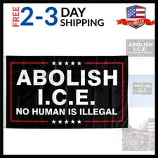 Abolish ICE Flags Banner 3 * 5 Feet Outside Yard Patio Decorations