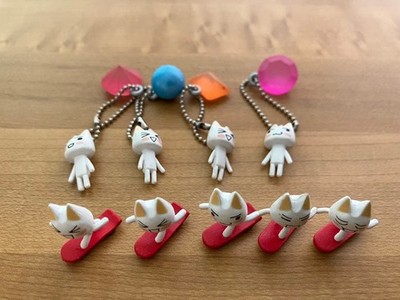 Doko Demo Issyo Toro Mini Charm Set 9 Pcs Skateboard & Jewel Style Accessories