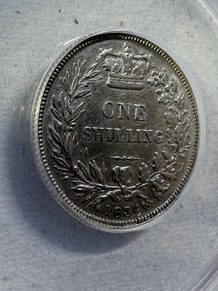 1834 Great Britain 1 Shilling Silver Coin Graded VF 35 by ANACS - Image 2 of 4