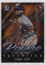 2019 Bowman ROY Favorites Chrome Orange Refractor 10/25 Dawel Lugo #ROYF-3 2r7