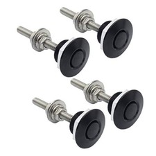 4 Pcs 1.25 inch Universal Aluminum Vehicle Hood Pins-Quick Release Lock Latch
