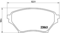 Brembo Bremsbelagsatz, Scheibenbremse P 49 029 FüR Mazda
