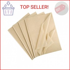 Custry 120 Sheets Brown Kraft Tissue Paper Bulk 20 ''X14 '' Gift Wrap Paper Bulk