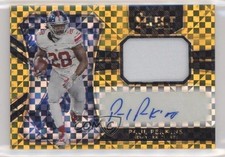 2016 Panini Select Rookie Materials Gold Prizm 10/10 Paul Perkins Auto 03xg