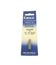Easco 411962C Square #2 Bit 1/4" Hex shank *MADE IN THE USA*