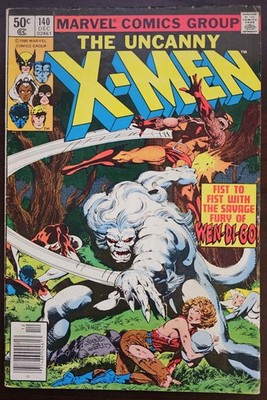 X-Men #140 (1980) FN Marvel Bronze Age Key Issue Wolverine Nightcrawler Wendigo