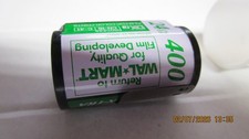 Wal Mart Color Film 400 ISO 35mm 24exp used unused