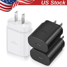 25W USB Fast Wall Charger Type C Charger Block For Samsung Galaxy S23/22/21 LOT